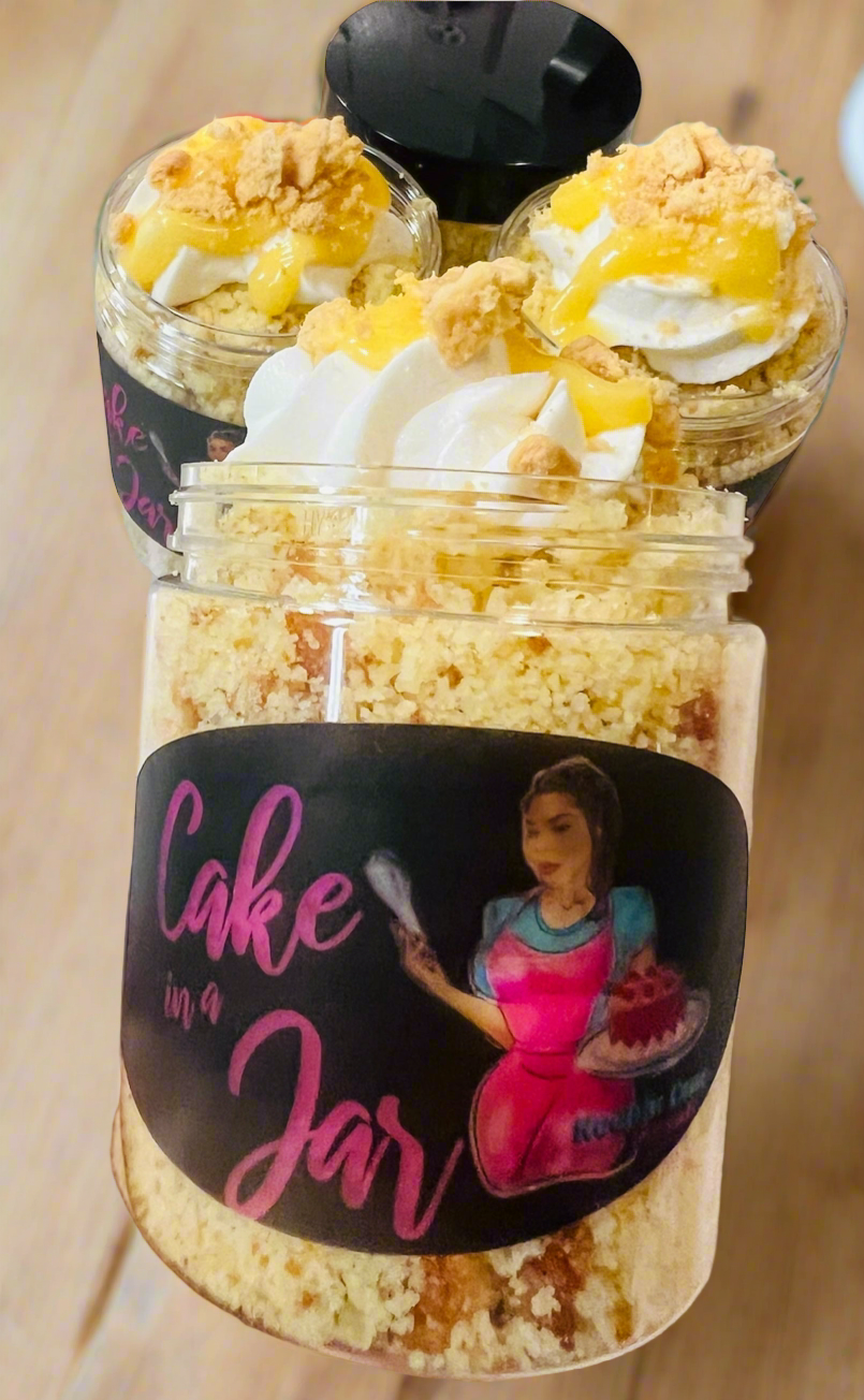 Lemon Drop Cake Jar